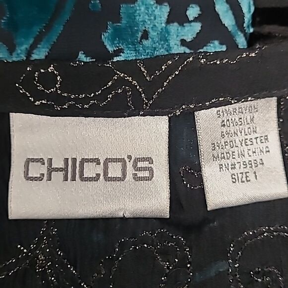 Chico's size 1 tunic top - Picture 8 of 8